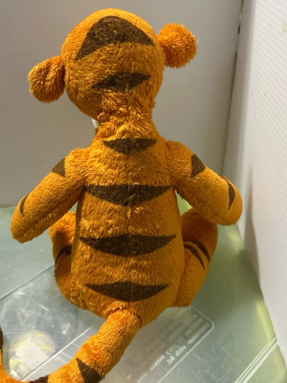 Plush Orange Tiger Stuffed Animal with Cream Belly